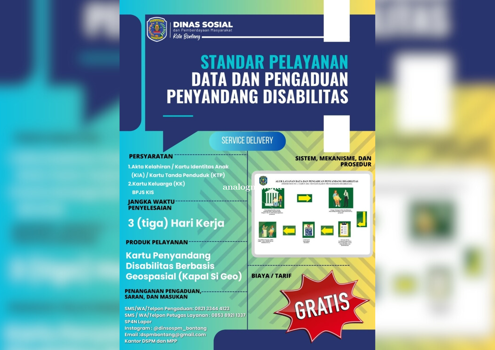 Tingkatkan Kualitas Pelayanan, Dinsos PM Bontang Terapkan Layanan Khusus Penyandang Disabilitas
