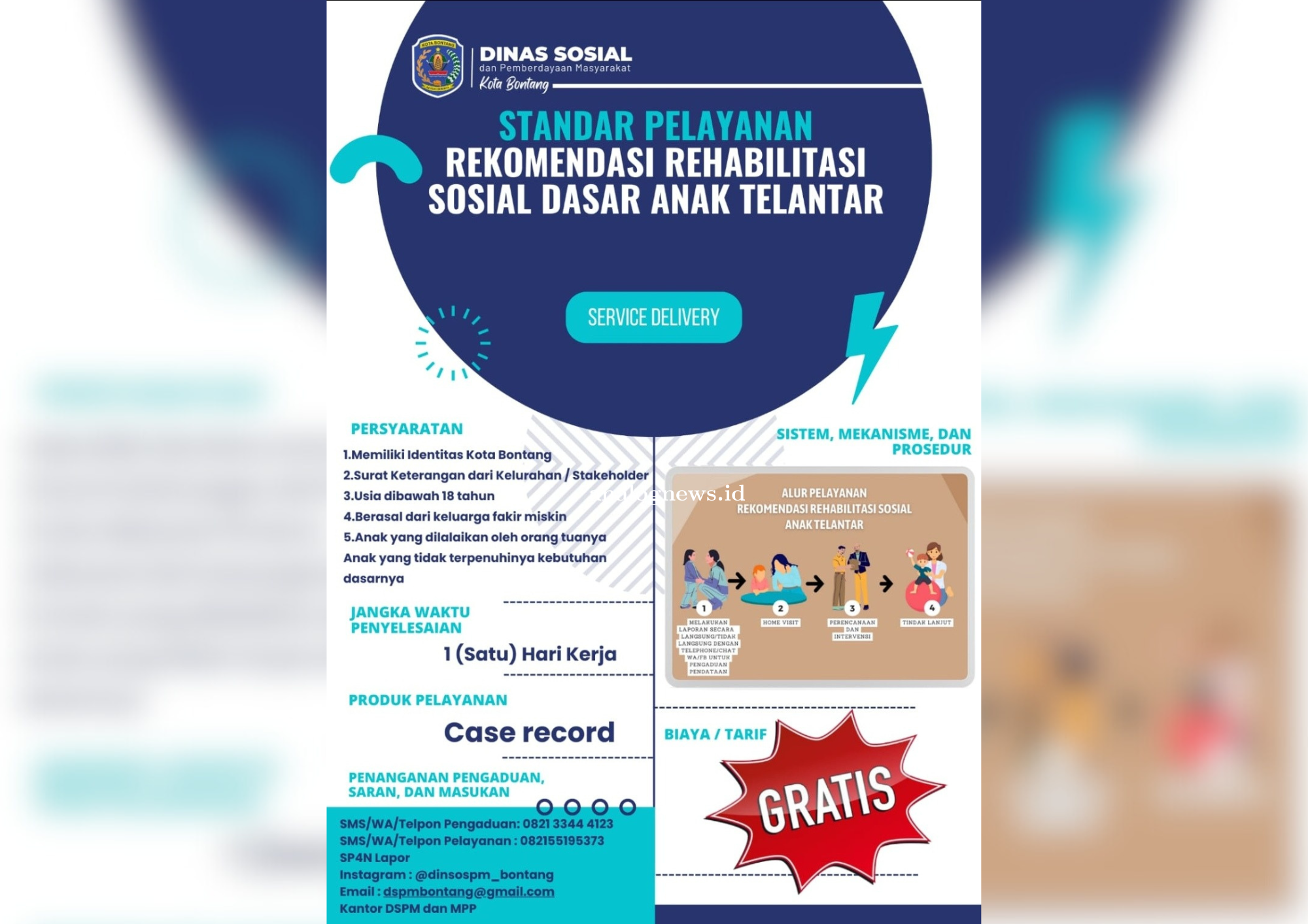 Dinsos PM Bontang Maksimalkan Layanan Rekomendasi Rehabilitasi Sosial Dasar Anak Terlantar