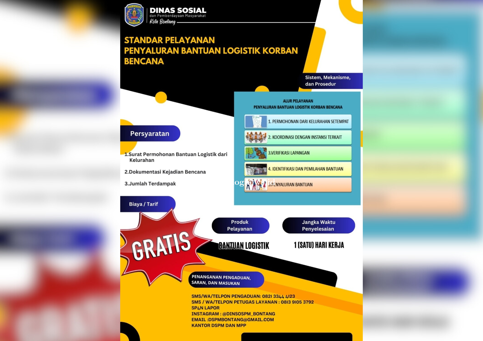 Dinsos PM Bontang Jelaskan Cara Penyaluran Bantuan Logistik Korban Bencana