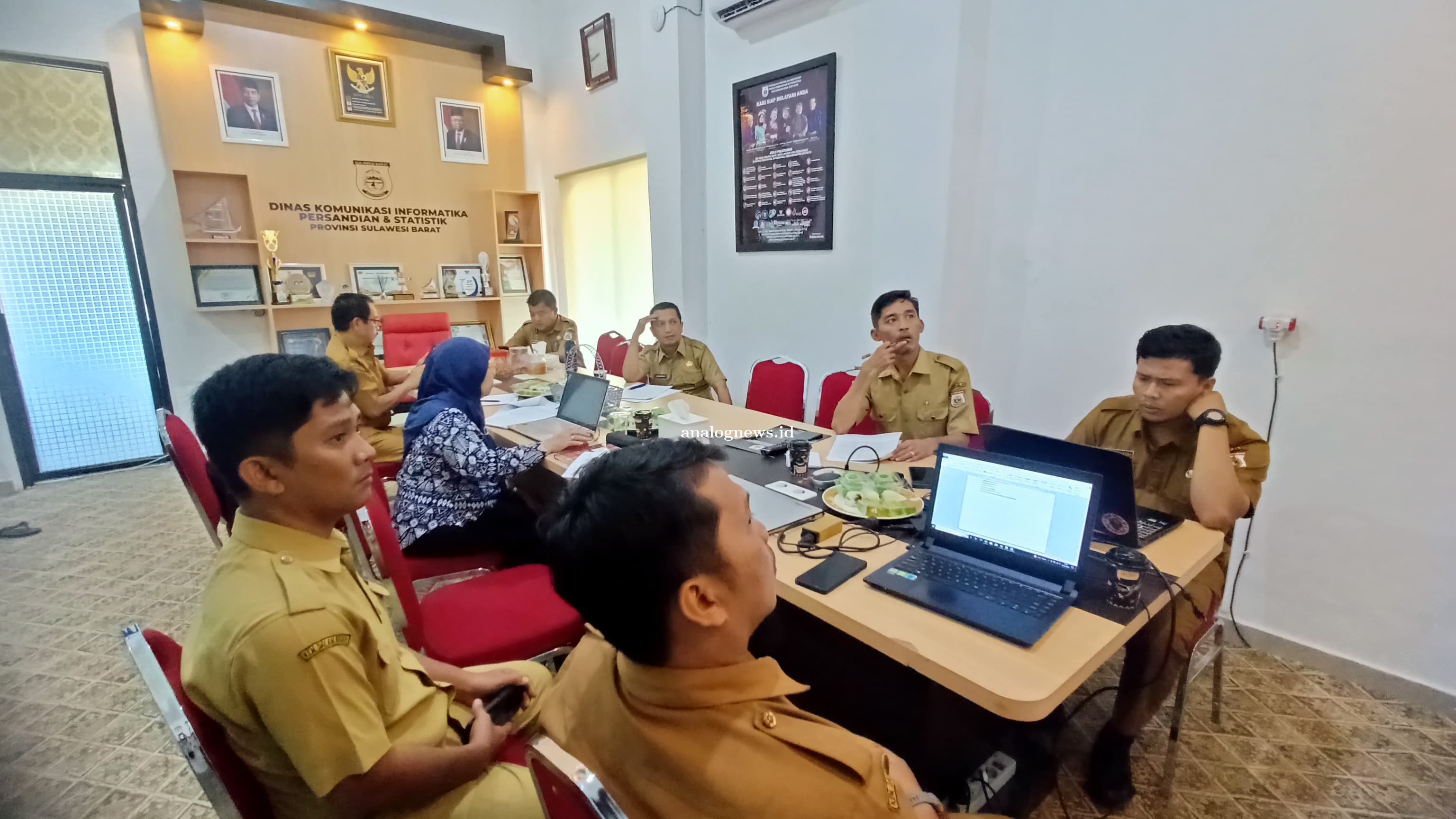 Optimalkan Pelayanan Publik, Diskominfo- Biro Hukum Susun Revisi Pergub SPBE Pemprov Sulbar