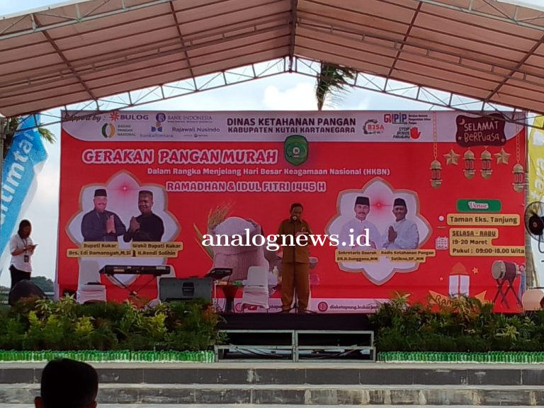 Disketapang Kukar Gelar Gerakan Pangan Murah