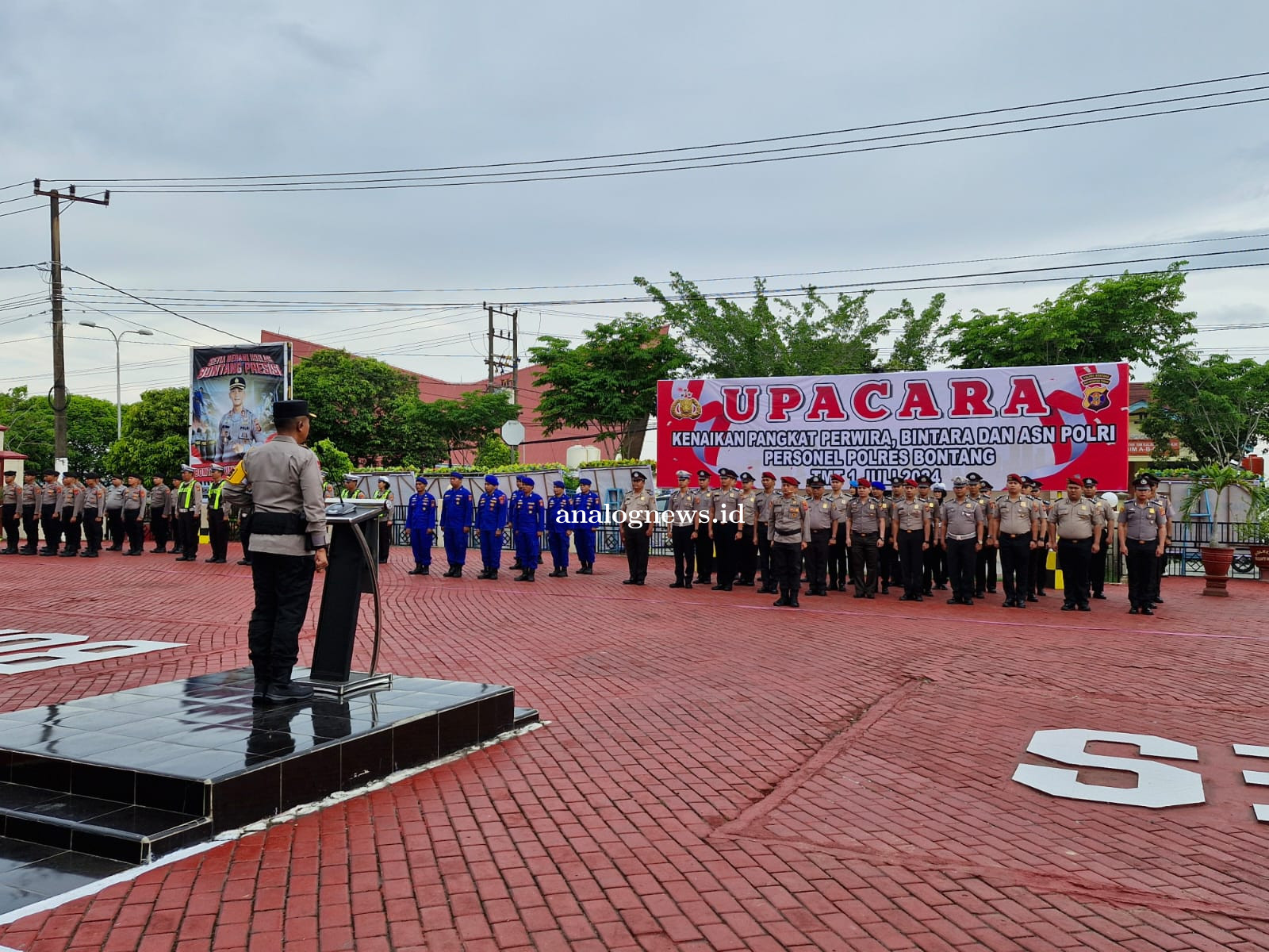 38 Personel Polres Bontang Naik Pangkat, Termasuk 1 PNS