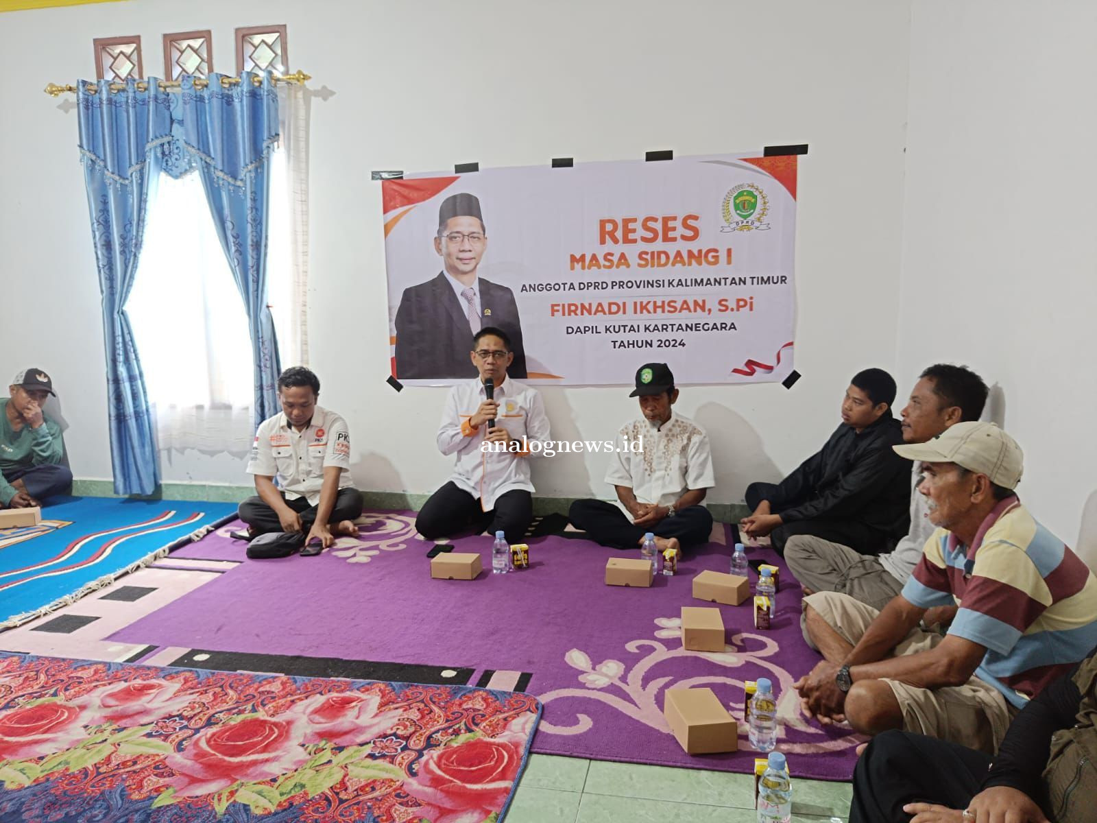Gelar Reses Perdana, Firnadi Ikhsan Tampung Aspirasi Masyarakat Samboja Barat