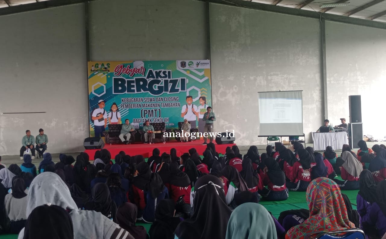 Dinkes dan PT KPI Beri Makanan Tambahan Pelajar SMP dan SMA se Kota Bontang