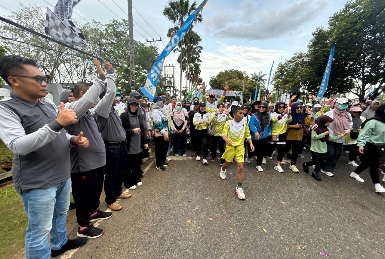 800 Peserta Meriahkan Fun Run Hari Kesehatan Nasiona