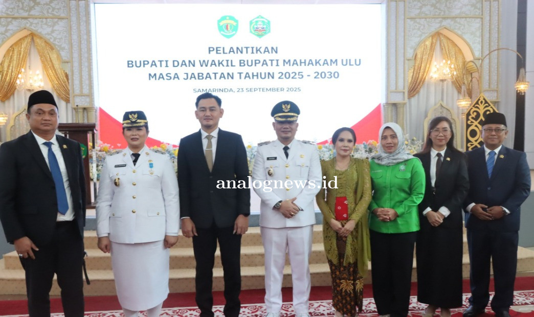 DPRD Kaltim Hadiri Pelantikan Bupati dan Wakil Bupati Mahulu