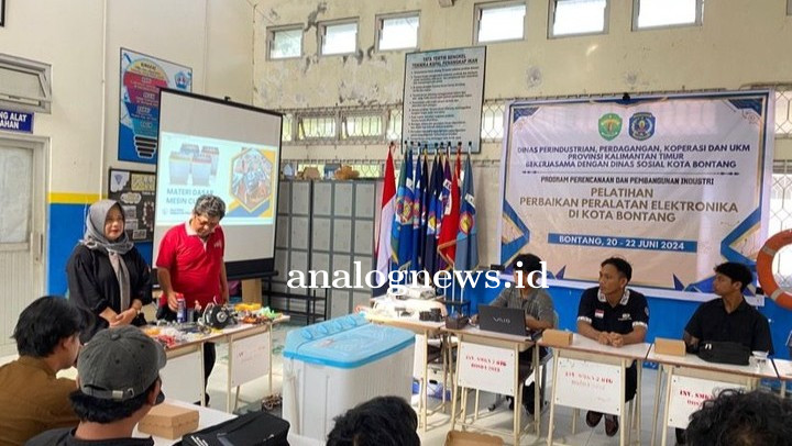 Dinsos PM Kota Bontang Gelar Pelatihan Wirausaha Baru di Bidang Elektronika