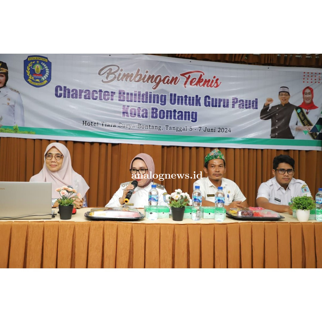 Wakil Wali Kota Bontang Buka Bimbingan Teknis Character Building bagi Guru PAUD